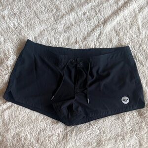 Roxy Women’s Black Board Shorts-Quick Dry Bathing Suit Shorts      2-inch inseam